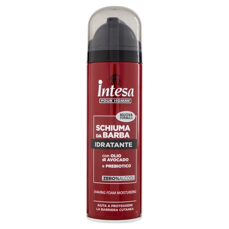 Intesa Pour Homme Schiuma da Barba Idratante con Olio di Avocado e Prebiotico 300 mL